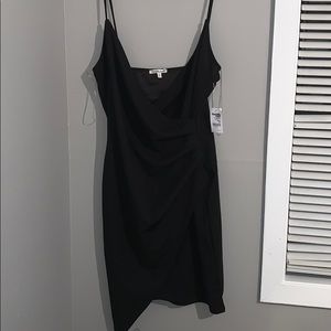 Charlotte Russe Black mini dress with slit